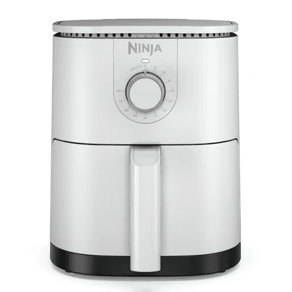 Freidora De Aire Ninja Mini Af080 2 Qt 1.9 L Antiadherente Con Temporizador Blanca