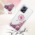 thumbnail image 3 of Funda para Xiaomi POCO X5 5G con Brillo Líquido Flotante, Purpurina, Parachoques y Anillo Giratorio Soporte, 3 of 5