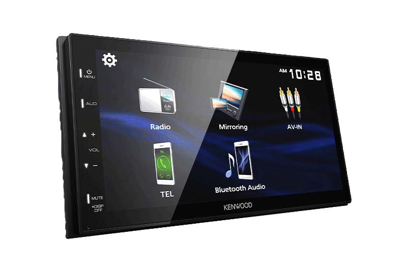Autoestéreo 2 DIN Kenwood DMX129BT Pantalla WVGA de 6,8'/Android Mirroring/EQ de 13 Bandas/Bluetooth