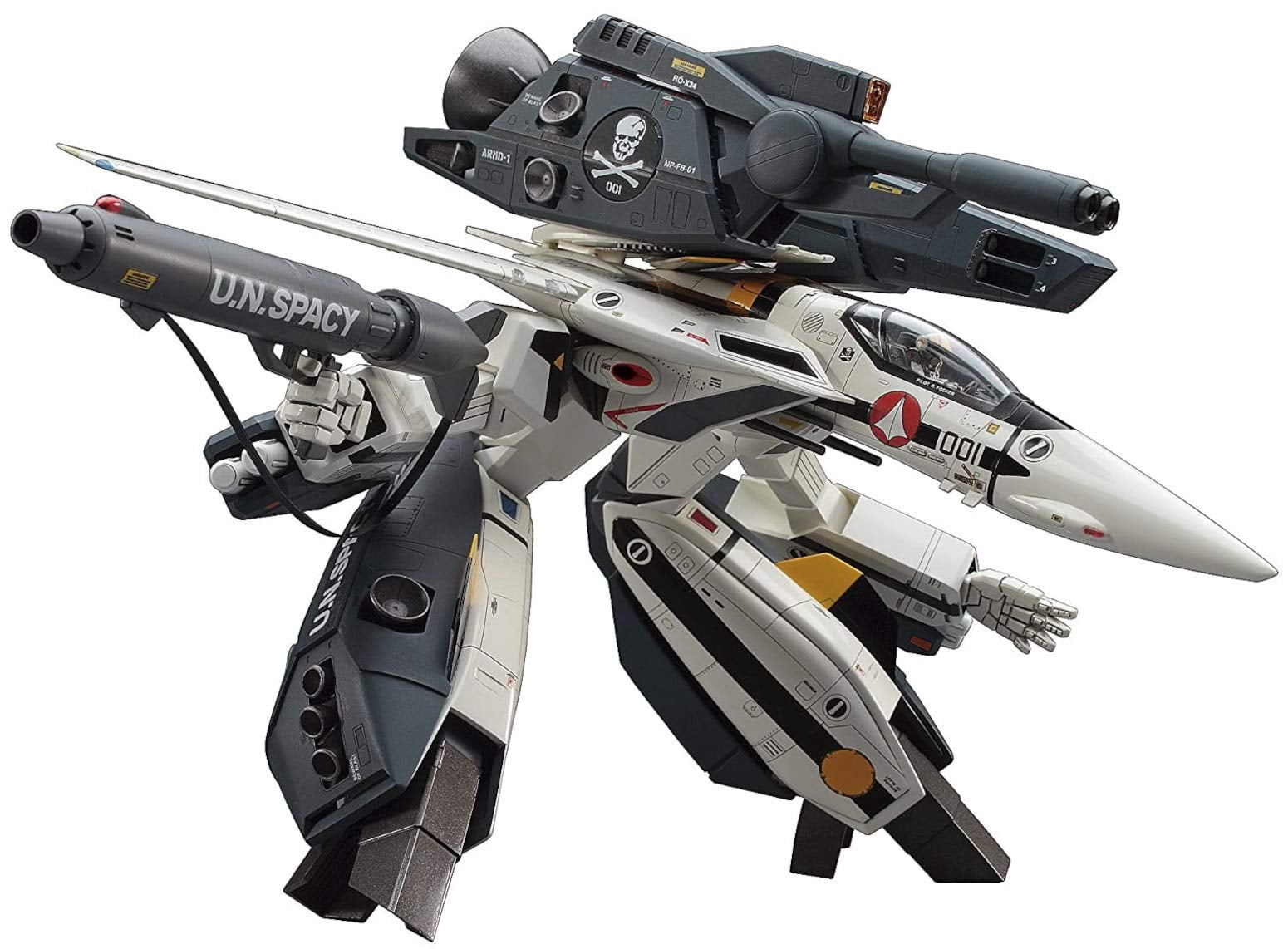 Kit de maquetas Hasegawa 1/72 Macross Series No.26 VF-1S/A Strike/Super Gau~oku Valkyrie