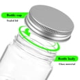 thumbnail image 3 of 20 frascos pequeños de vidrio con tapa, lata de vidrio transparente de 50 ml para cocina., 3 of 8