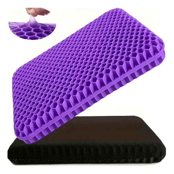 Cojín De Gel Para Sentarse, Cojín De Gel Para Sillas Xtellar morado