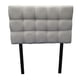 thumbnail image 2 of Cabecera EL BAZAR STORE Linq Gris Individual Ajuste de altura Moderna abotonada, 2 of 5