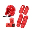 thumbnail image 3 of Equipo de entrenamiento de karate, casco de boxeo, equipo de ejercicio, guantes de boxeo con Rojo M, 3 of 9