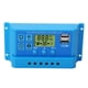 thumbnail image 2 of Parámetro Controlador Solar Ajustable PWM Pantalla LCD 2 USB Regulador Solar Azul 12V 24V, 2 of 7