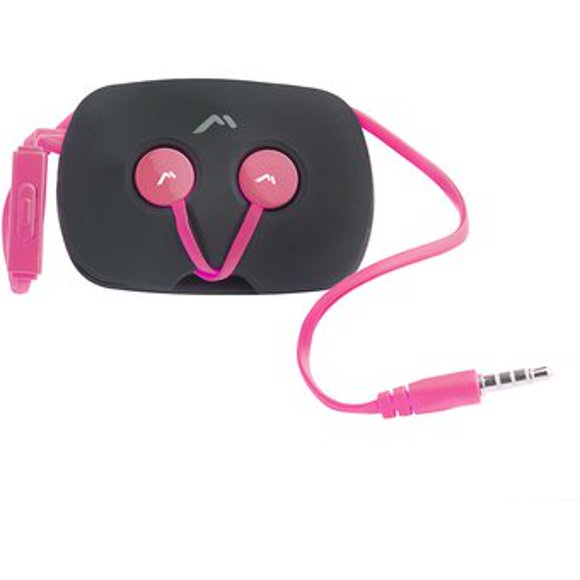 Audífonos Manos Libres Mitzu MH-2023PK rosas con estuche negro