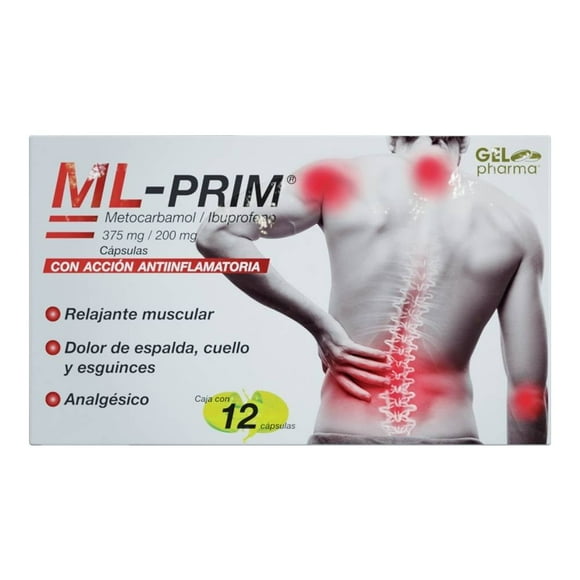 ML-PRIM 200 mg /375 mg con 12 capsulas