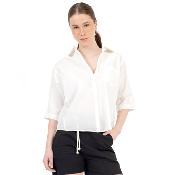 BLUSA PARA MUJER QUARRY CASUAL CUELLO ITALIANO