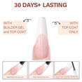 thumbnail image 4 of Fake Nail AILLSA French Gel Uñas Puntas para uñas, 180 unidades, ataúd largo, 4 of 7
