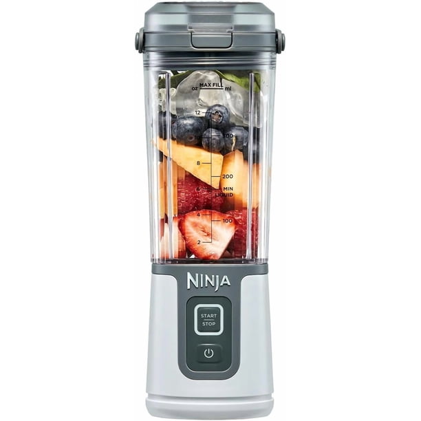 Licuadora Ninja Blast Blender Portátil 532ml (18 oz) Blanco CO155BCWH Reacondicionado