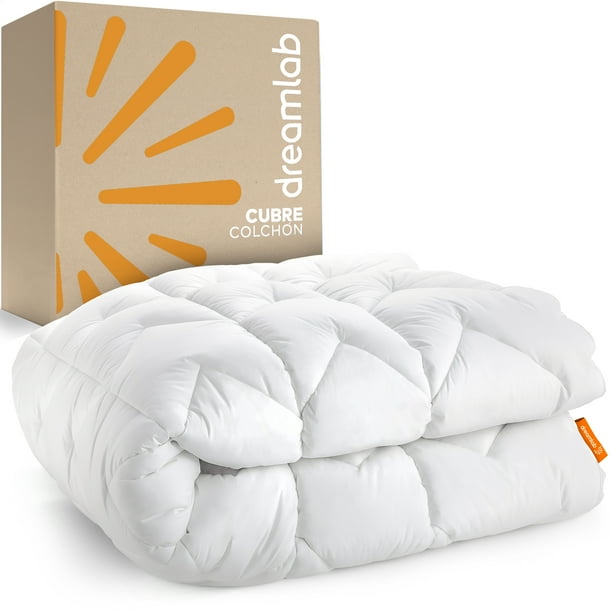 Cubre Colchón Dreamlab Microfibra Extra Relleno Matrimonial