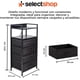 thumbnail image 2 of Buro para Recámara con Estación De Carga Mesa De Noche para RecámaraMesita De Noche Retro Muebles para Recamara Mesa Auxiliar Buro para Dormitorio y Sálon (Negro), 2 of 7