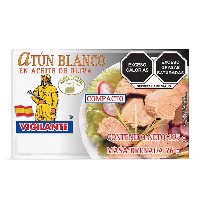 Atún Vigilante blanco en aceite de oliva 115 g