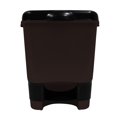 thumbnail image 2 of Bote Pedal con Tapa Multifuncional Plastic Trends 20 Litros Color Negro Chocolate, 2 of 5