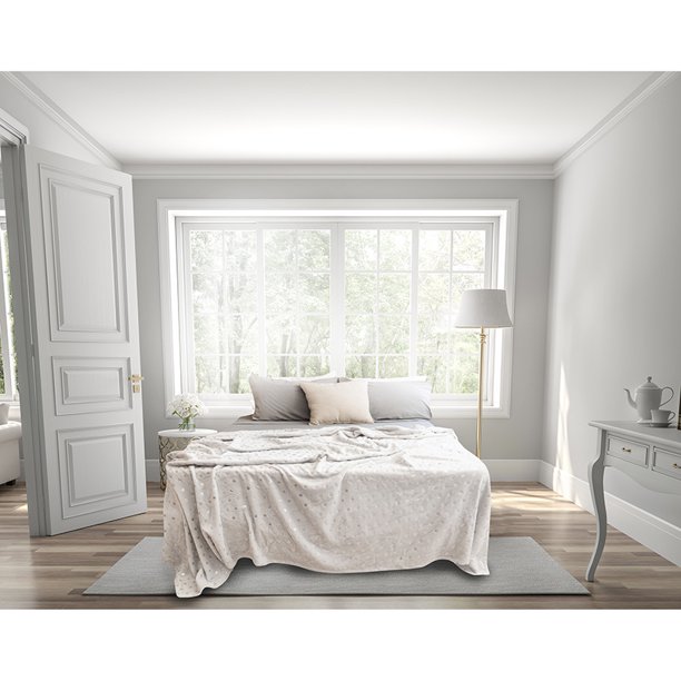 Cobertor ligero TESSO HOME Silver microfibra ultraligero