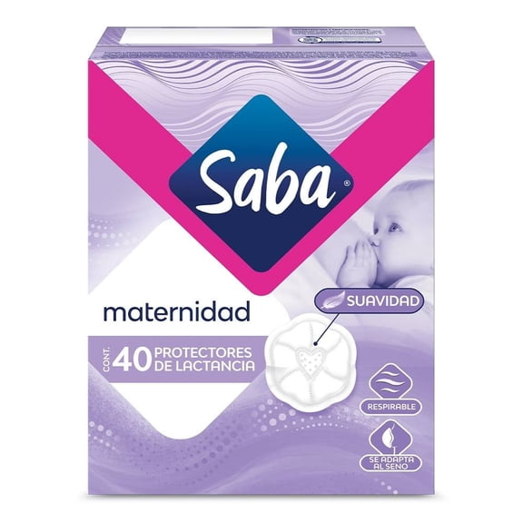 Protectores de Lactancia Saba Maternidad 40 piezas