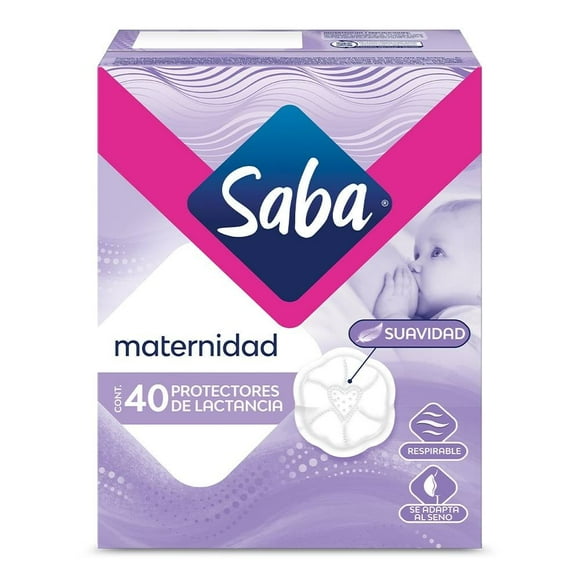 Protectores de Lactancia Saba Maternidad 40 piezas