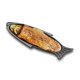 thumbnail image 1 of Parrilla y Bandeja de Hierro Fundido Outset Negro para Servir Pescado, 1 of 5