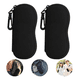 thumbnail image 1 of 2pzs Estuche Funda Lentes Impermeable Portátil Suave Ligera Xtellar negro, 1 of 4