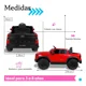 thumbnail image 4 of Carro Montable Eléctrico Niño Camioneta Pickup Con Control Rojo, 4 of 7