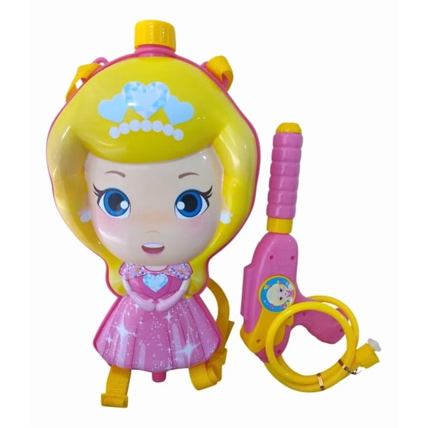 Lanzador de Agua Genérico Con Tanque Mochila Princesa