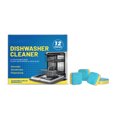 thumbnail image 2 of CaiYueKe Dishwasher Cleaner Tablets Deep Cleaning Power Degreaser Limescale Remover Tea Stain Removal Enzyme Formula Oxygen Bleach Fresh Lemon Scent Residue-Free Septic Safe for All Dishwashers, 2 of 9