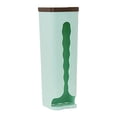 thumbnail image 2 of Dispensador de bolsas de plástico para montaje en pared | Organizador de bolsas de basura | Para guardar y dispensar bolsas de supermercado | Adhesivo sin necesidad de taladrar, 2 of 3