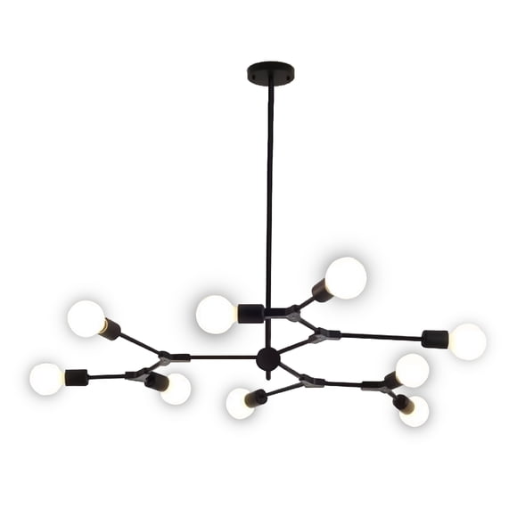 Lampara de techo estilo industrial Lámpara de araña ilios innova 9 luces