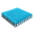 thumbnail image 1 of Plush Puzzle Floor Mat Bedside Bedroom Bedside Carpet Home Living Room 1CM Thick Suede Foam Ground Mat, 1 of 8