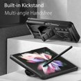 thumbnail image 4 of Funda resistente para Samsung Galaxy Z Fold 3 con soporte, 4 of 9