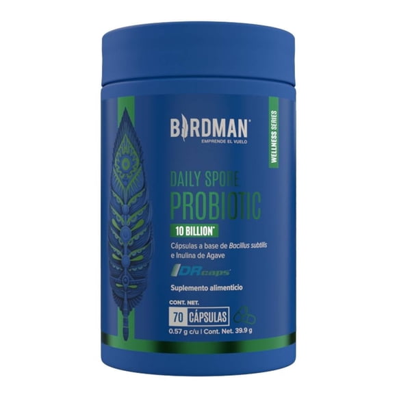 Suplemento Alimenticio Birdman Daily Probiotic 70 Cap
