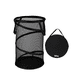 thumbnail image 2 of Cesta Plegable De Malla Para Ropa Sucia Organizador 75 L Belug Negro, 2 of 5