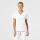 thumbnail image 2 of Set de filipina estilizada con cuello en V con pantalón doble cargo frontal liso para mujer color blanco - Marca Wink, 2 of 4