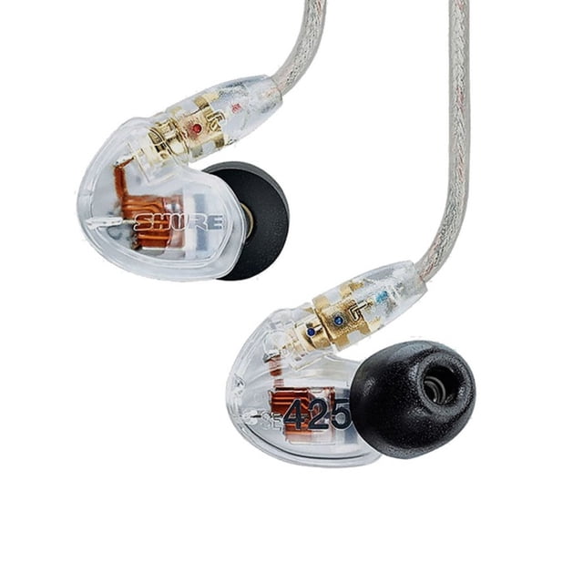 Audífonos SE425CL Shure Intraural Profesional Ergonómico, Aislante de Sonido Shure Bajo Perfil y Peso Ligero