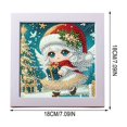 thumbnail image 2 of Amzcrzy Juguetes Para Niñas,Juguetes Educativos,Juguetes Stem,Kit De Navidad Con Marco 5D Redondo Con Taladro Completo,Cuadro De Arte De Diamantes,Adornos Navideños Festivos,Decoración De Pared,Regalo, 2 of 6