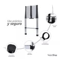 thumbnail image 3 of Escalera Telescópica SelectShop 13 Peldaños Ajustable Retráctil 3.8 M, 3 of 5