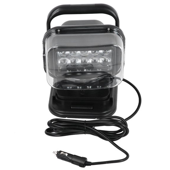 Luz de búsqueda LED de 50W con base remota y magnética Lámpara de punto de 360 grados para automóviles universal