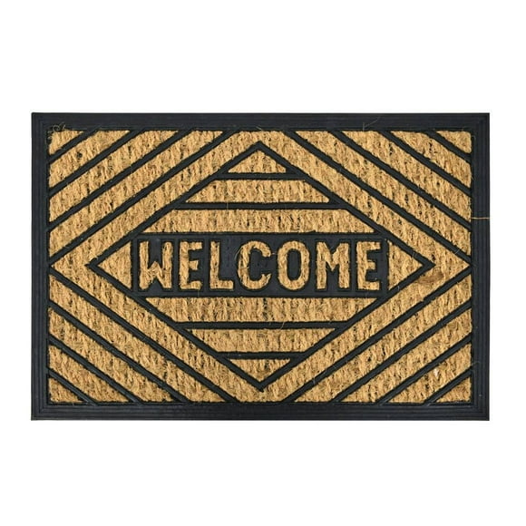 Tapete De Entrada Mainstays Coco Basico Rectangular 40 x 60 cm, Fibra Natural