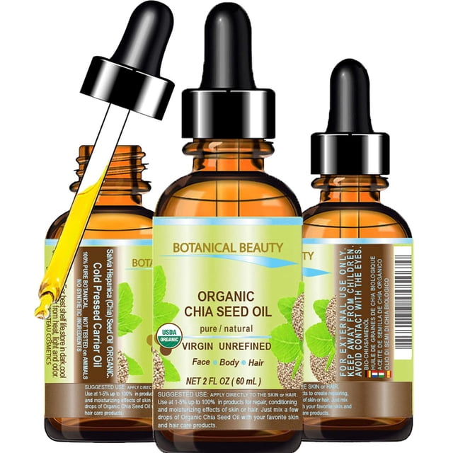 Aceite de Semilla de Chía Botanical Beauty 60 ml Orgánico Virgen