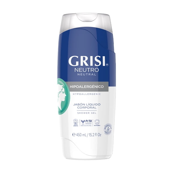 Jabón líquido corporal Grisi Neutro hipoalergénico 450 ml