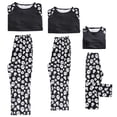 thumbnail image 3 of INSPIRAR CHIC Conjunto de Pijama de Halloween con Estampado de Fiesta Cosplay de Manga Larga y Pantalones a Juego para la Familia ["Niños y Niñas"] XS Negro, 3 of 5