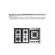 thumbnail image 1 of Combo DISA HOME Parrilla a Gas 5 Quemadores Acero Inox Y Campana Extractora de Pared Acero Inox 80 c Disa Home  40-11-0-005, 1 of 7