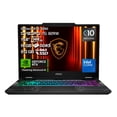 thumbnail image 1 of Laptop Gaming MSI Cyborg 15 NVIDIA GeForce RTX 5050 Intel Core 7 240H 16GB RAM 512GB SSD 15.6" FHD 144Hz Negro, 1 of 7