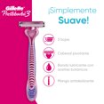 thumbnail image 2 of Rastrillo para Mujer Gillette Prestobarba3 con 3 Hojas para Depilar al Ras 2 pzas, 2 of 5