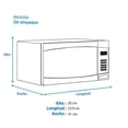 thumbnail image 2 of Horno de Microondas Whirlpool   1.1 Pies Cúbicos Silver, 2 of 2