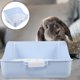 thumbnail image 4 of Caja de arena para conejos, inodoro para mascotas, bandeja de entrenamiento, caja de arena para animales pequeños de esquina, 4 of 6