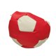thumbnail image 2 of Puff Balón De Futbol Soccer Lunics Rojo/Blanco Grande, 2 of 2