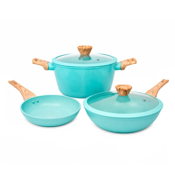 Batería de Cocina Harraz Cookware 5 Piezas Jade