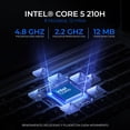 thumbnail image 3 of Laptop IA Gamer MSI Cyborg 17 GeForce RTX 5060 8GB Intel Core 5 210H NPU 16GB DDR5 SSD 512GB Pantalla 17.3" IPS FHD 144Hz Windows 11 Teclado Ingles, 3 of 6