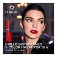 thumbnail image 2 of Labial líquido acabado brillante L'Oréal Infallible Laque Resistance Rouge Poppy 410, 2 of 4